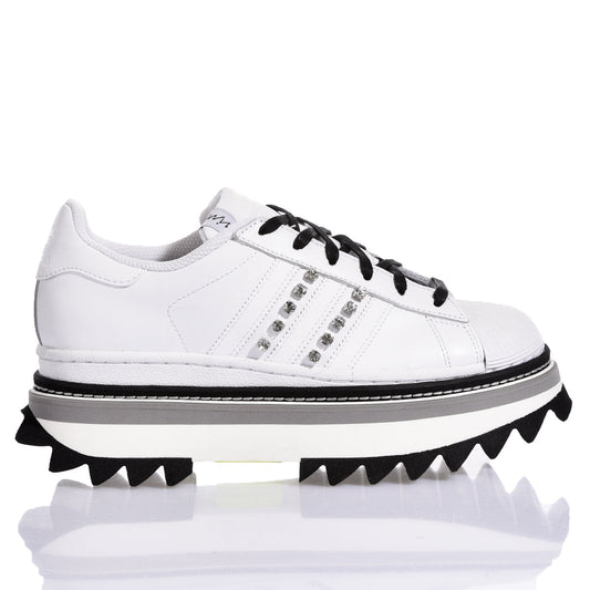 Sneakers da Donna Adidas Superstar Fusion White Crystal
